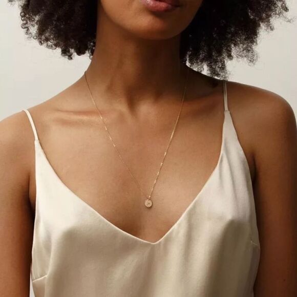 Delicate Rose Gold Tone American Sign Language ASL I Love You Necklace NWT - Picture 8 of 9